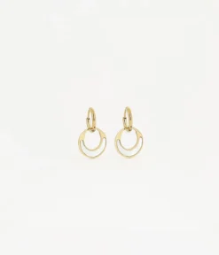 Boucles D'oreilles Goes Around (Acier Doré)