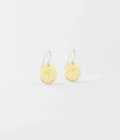 Boucles D'oreilles Hélios (Acier Doré)