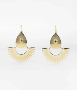 Boucles D'oreilles Himbas (Acier Doré)