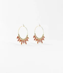 Boucles D'oreilles Incas (Acier Doré)