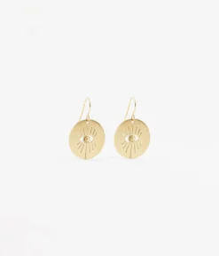 Boucles D'oreilles Isis (Acier Doré)