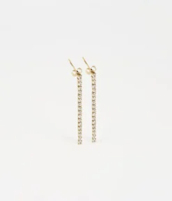 Boucles D'oreilles Jessica (Acier Doré)