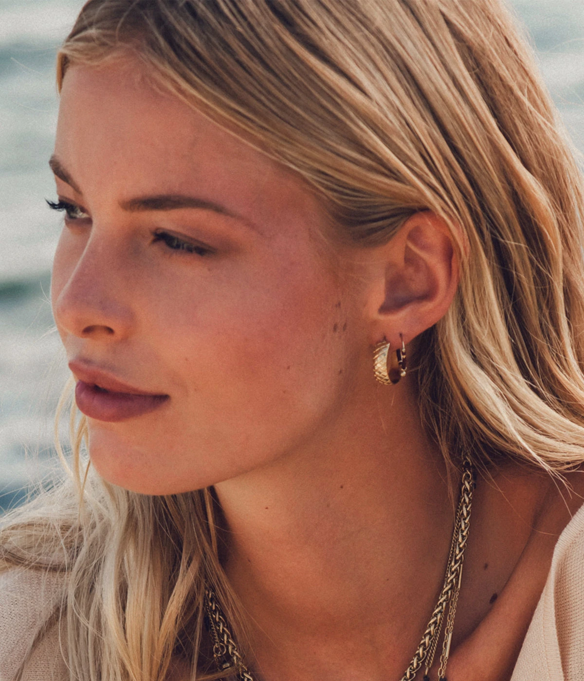 Boucles D'oreilles Lizzy (Acier) â Image 2