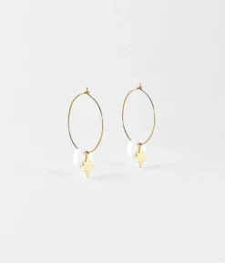 Boucles D'oreilles Manuréva (Acier Doré)