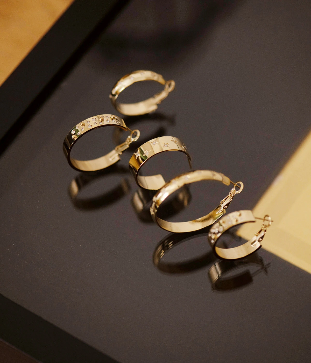 Boucles D'oreilles Mini Cosmo (Acier) â Image 3