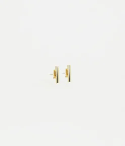 Boucles D'oreilles Mini Starck (Acier Doré)