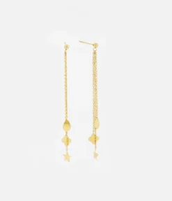 Boucles D'oreilles Natale (Acier Doré)