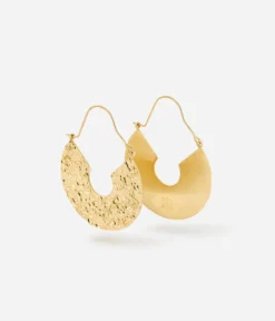 Boucles D'oreilles Nymphea (Acier Doré)