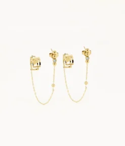 Boucles D'oreilles Piombo (Acier Doré)