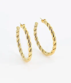 Boucles D’oreilles Rebecca (Acier Doré)