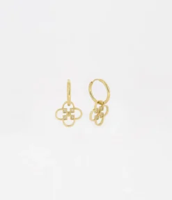 Boucles D'oreilles Rosie (Acier Doré)