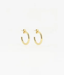 Boucles D'oreilles Sabrina (Acier Doré)