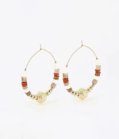 Boucles D'oreilles Salvatore (Acier Doré)