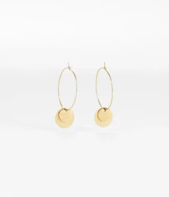 Boucles D'oreilles Santa Sofia (Acier Doré)