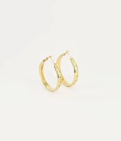 Boucles D'oreilles Solaris (Acier Doré)