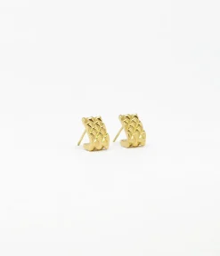 Boucles D'oreilles Spalière (Acier Doré)