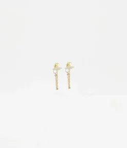 Boucles D'oreilles Stella (Acier Doré)