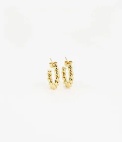 Boucles D'oreilles Susanna (Acier Doré)