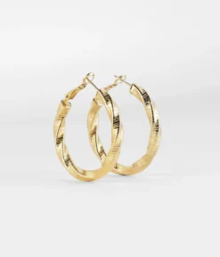 Boucles D'oreilles Thalassa (Acier Doré)