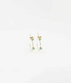 Boucles D'oreilles Tiradente (Acier Doré)