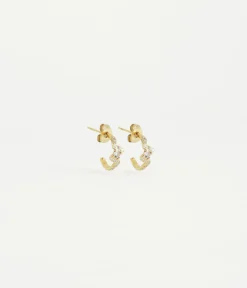 Boucles D'oreilles Vibra (Acier Doré)