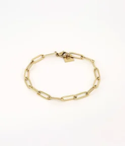 Bracelet Aline (Acier Doré)