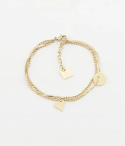 Bracelet Amore (Acier Doré)