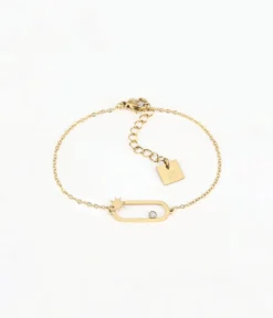 Bracelet Atoll (Acier Doré)