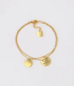 Bracelet Béatrice (Acier Doré)