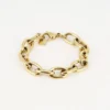 Bracelet Jackie (Acier Doré)