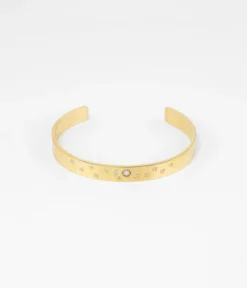 Bracelet Jonc Galatée (Acier Doré)