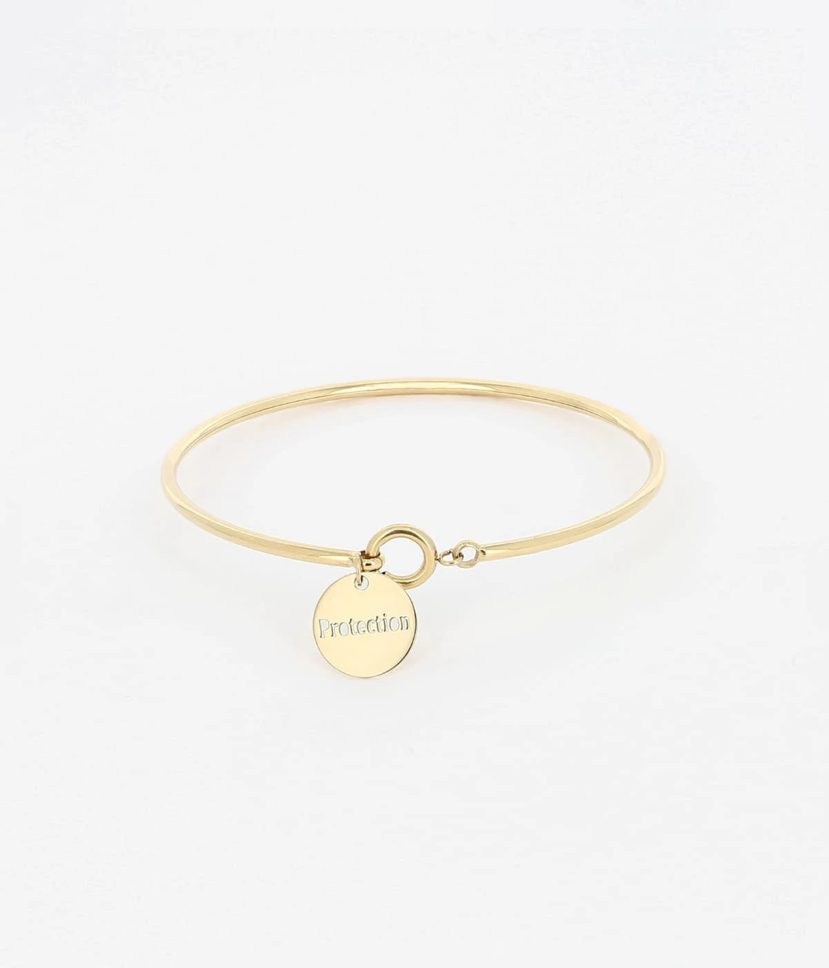 Bracelet Jonc Protect (Acier Doré)