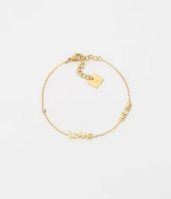 Bracelet Love Mum (Acier Doré)