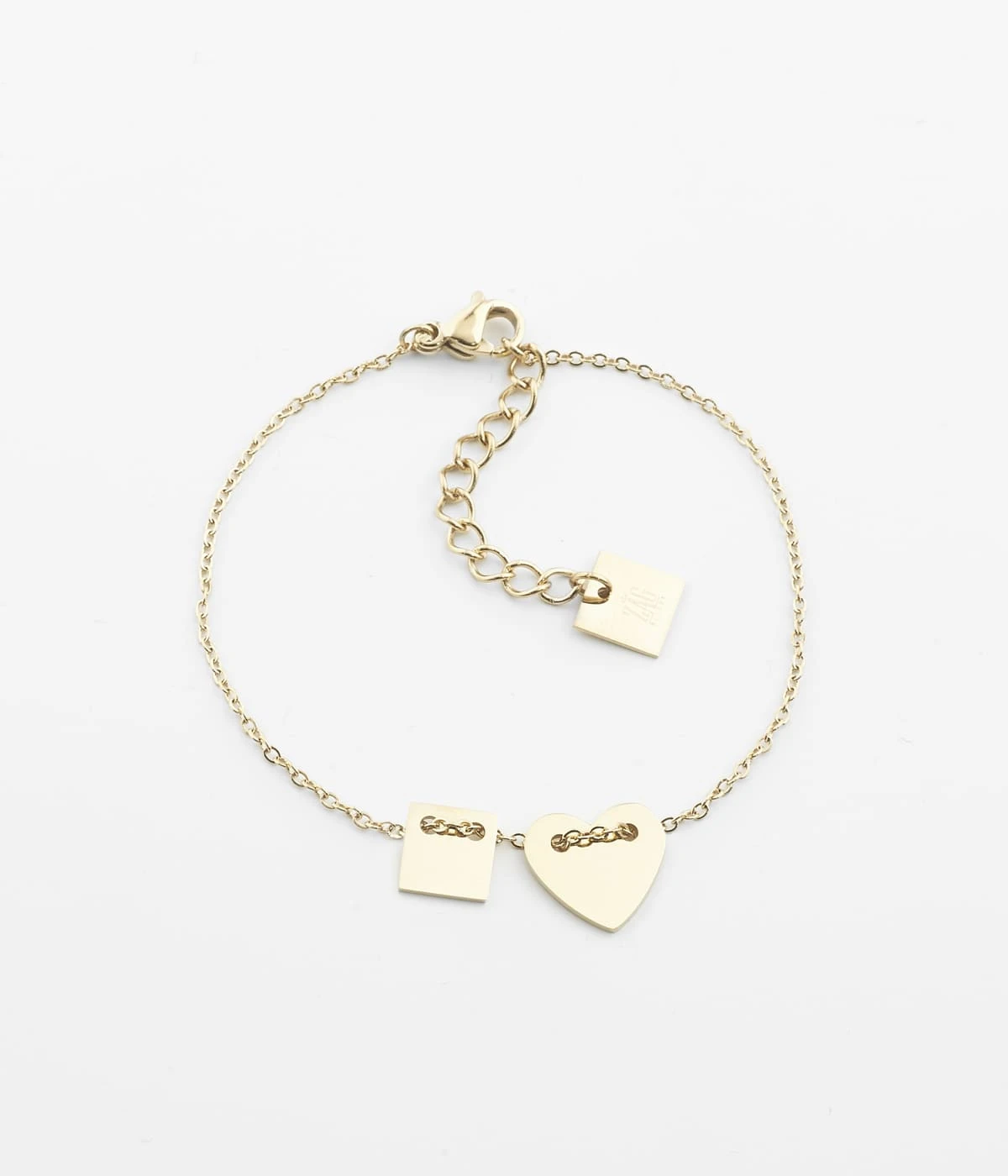 Bracelet Lucky Heart (Acier Doré)