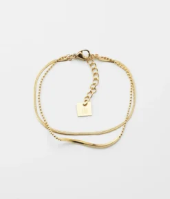 Bracelet Neusis (Acier Doré)