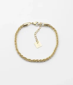 Bracelet Rice (Acier Doré)