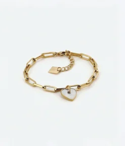 Bracelet U2 Nacre (Acier Doré)