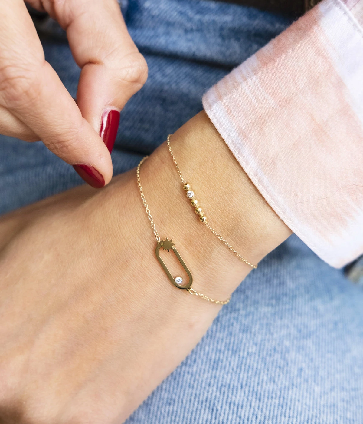 Bracelet Muri (Acier DorĂ©) â Image 2