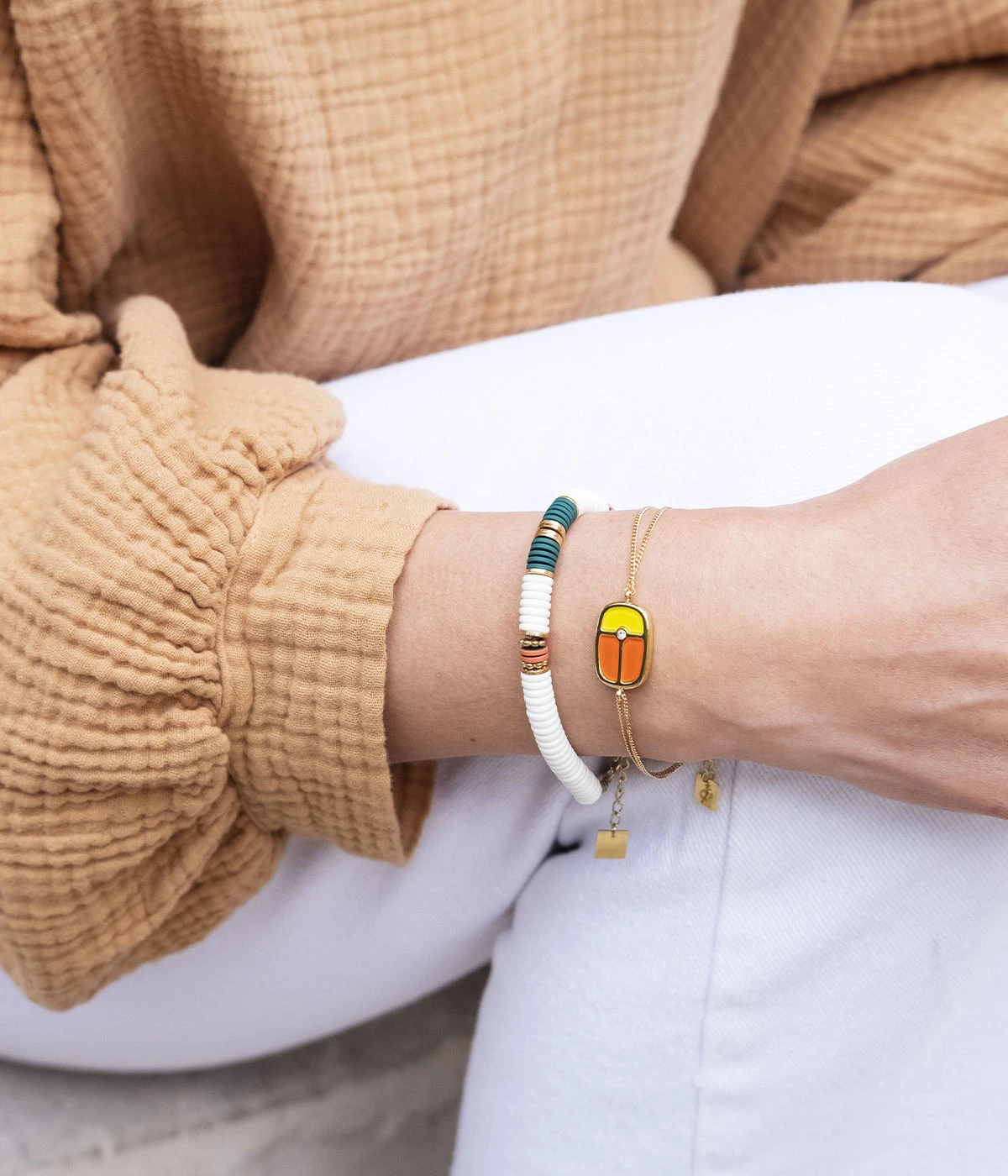 Bracelet Rhodo (Acier DorĂ©) â Image 2