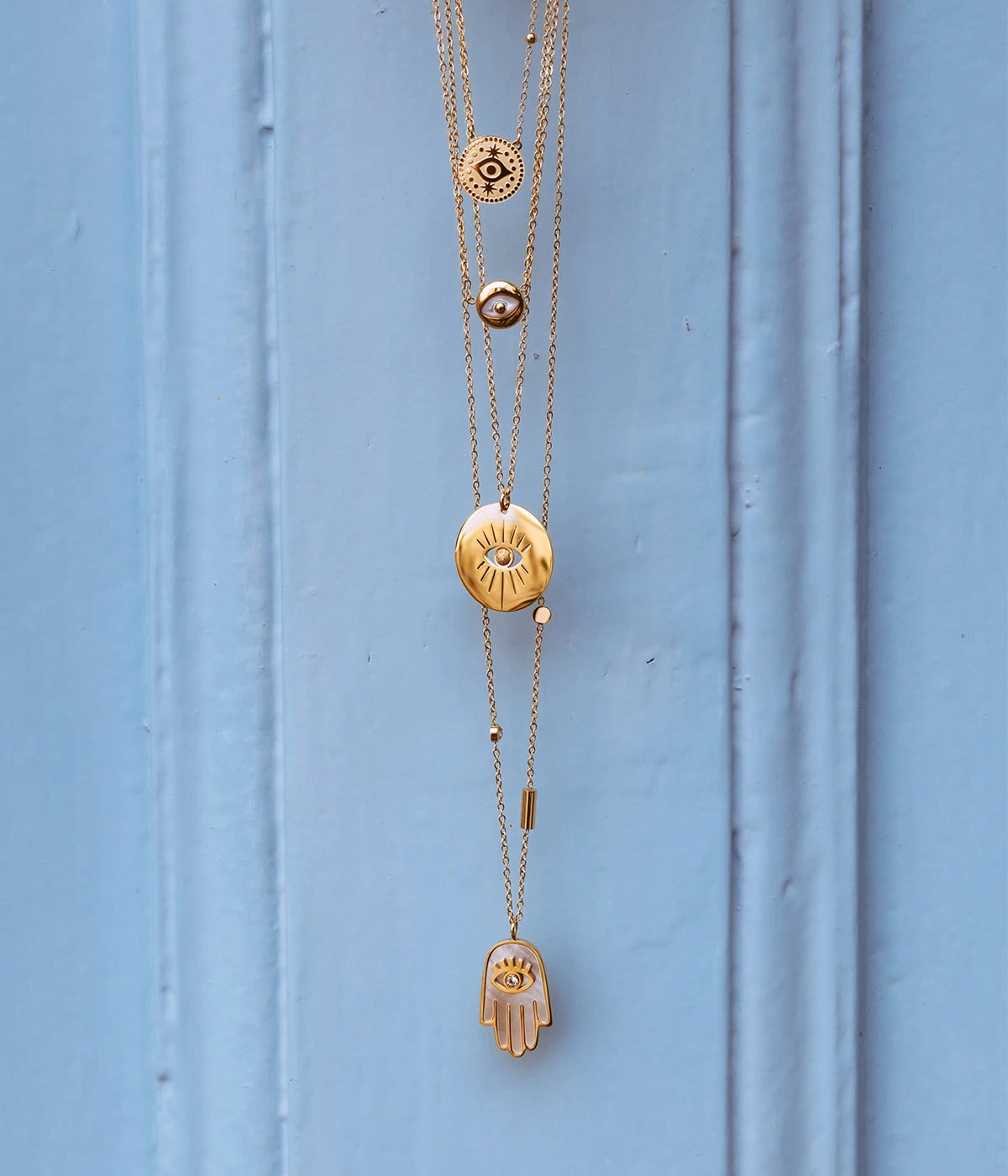 Collier Osiris (Acier DorĂ©) â Image 3