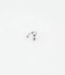 Earcuff Camélia (Acier)