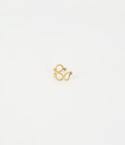 Earcuff Cercle (Acier Doré)