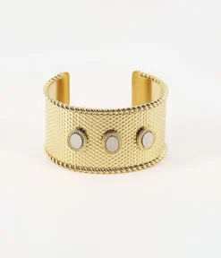 Manchette Théodore (Acier Doré)